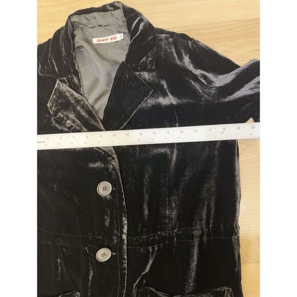 Johnny Was | Black Velvet Style Jacket | Size S - Picture 6 of 10